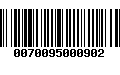 Código de Barras 0070095000902