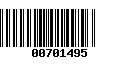 Código de Barras 00701495