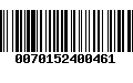 Código de Barras 0070152400461