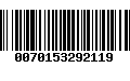 Código de Barras 0070153292119