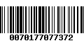 Código de Barras 0070177077372