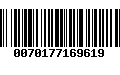 Código de Barras 0070177169619