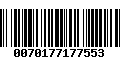 Código de Barras 0070177177553