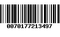 Código de Barras 0070177213497