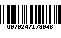 Código de Barras 0070247178046