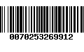 Código de Barras 0070253269912