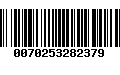 Código de Barras 0070253282379