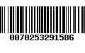 Código de Barras 0070253291586