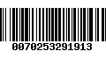 Código de Barras 0070253291913