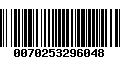 Código de Barras 0070253296048