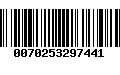 Código de Barras 0070253297441