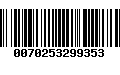 Código de Barras 0070253299353