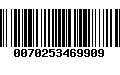 Código de Barras 0070253469909