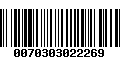 Código de Barras 0070303022269