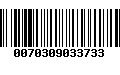 Código de Barras 0070309033733