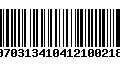 Código de Barras 00703134104121002182