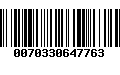 Código de Barras 0070330647763