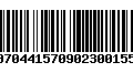 Código de Barras 00704415709023001555