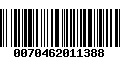 Código de Barras 0070462011388