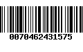 Código de Barras 0070462431575