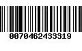 Código de Barras 0070462433319