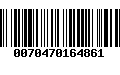 Código de Barras 0070470164861