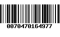 Código de Barras 0070470164977