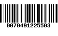 Código de Barras 0070491225503