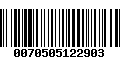 Código de Barras 0070505122903