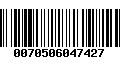 Código de Barras 0070506047427