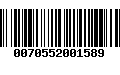 Código de Barras 0070552001589