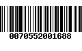 Código de Barras 0070552001688