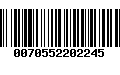 Código de Barras 0070552202245