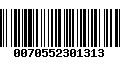 Código de Barras 0070552301313