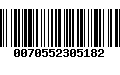 Código de Barras 0070552305182