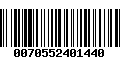 Código de Barras 0070552401440