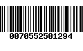 Código de Barras 0070552501294