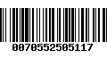 Código de Barras 0070552505117