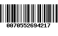 Código de Barras 0070552694217