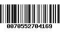 Código de Barras 0070552704169