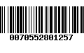 Código de Barras 0070552801257