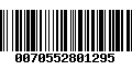 Código de Barras 0070552801295