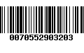 Código de Barras 0070552903203