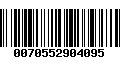 Código de Barras 0070552904095