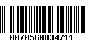 Código de Barras 0070560834711