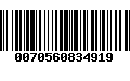 Código de Barras 0070560834919