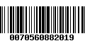 Código de Barras 0070560882019