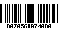 Código de Barras 0070560974080