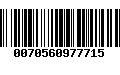 Código de Barras 0070560977715