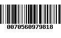 Código de Barras 0070560979818